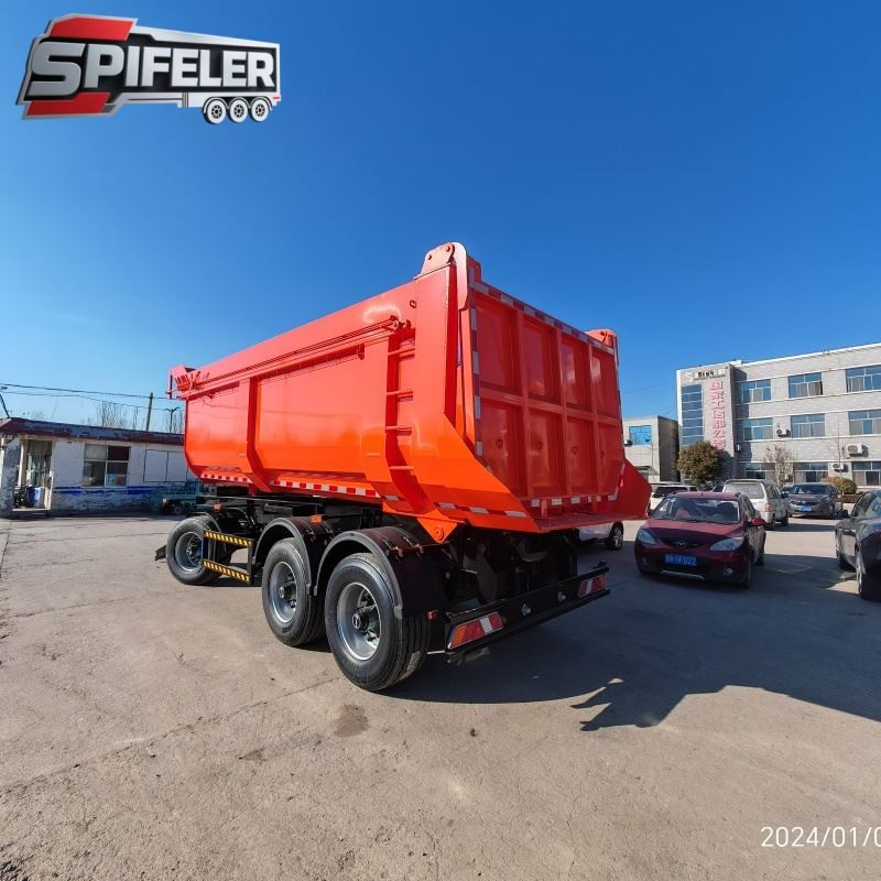 Camión volquete totalmente con remolque